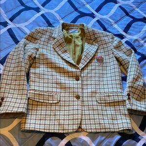 Plaid kids  Blazer